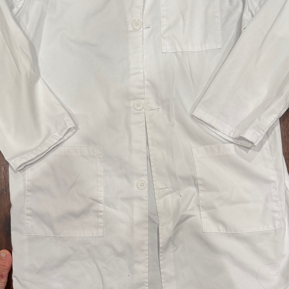 Classic White Lab Coat Jacket - Picture 3 of 5